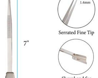 Scoop-n-Tweez combinación de cuchara de cuentas y pinzas de punta fina