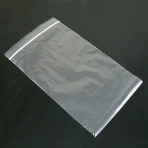 10-100Pcs Clear Ziplock Bags HEAVY- Reclosable Zip Top Plastic Zipper Poly  bag