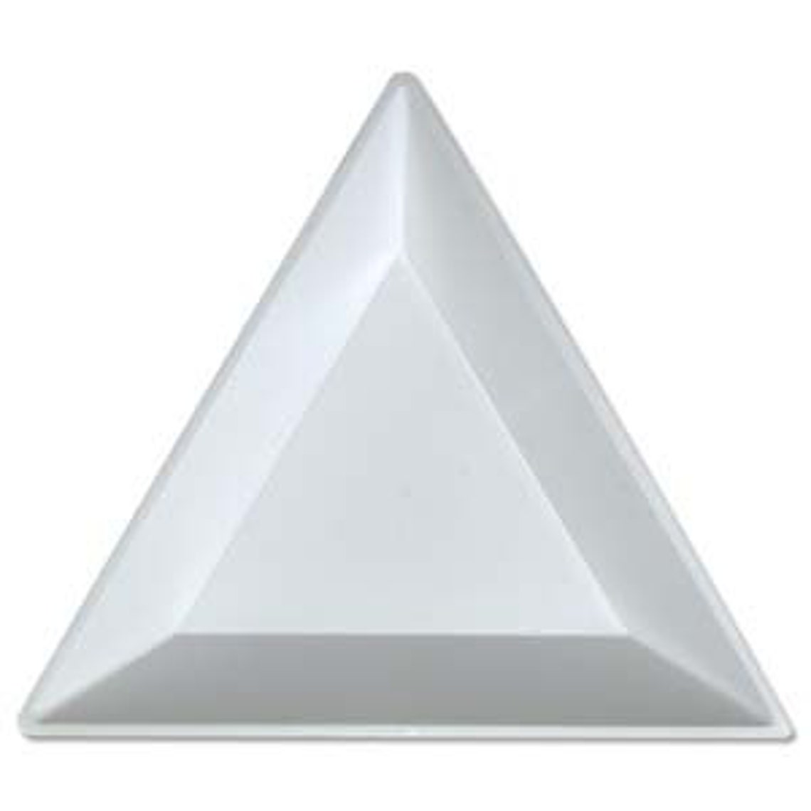 Triangular Sign Tray Tri-tray White Plastic Triangular Beading Trays, Set of 3. AT7 - Etsy