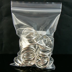 Reclosable zip top storage bags: 3" W x 4" L, clear polyethylene, 2 mil thick, 100 bags
