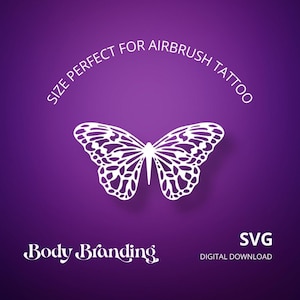 Schmetterling Airbrush Schablone