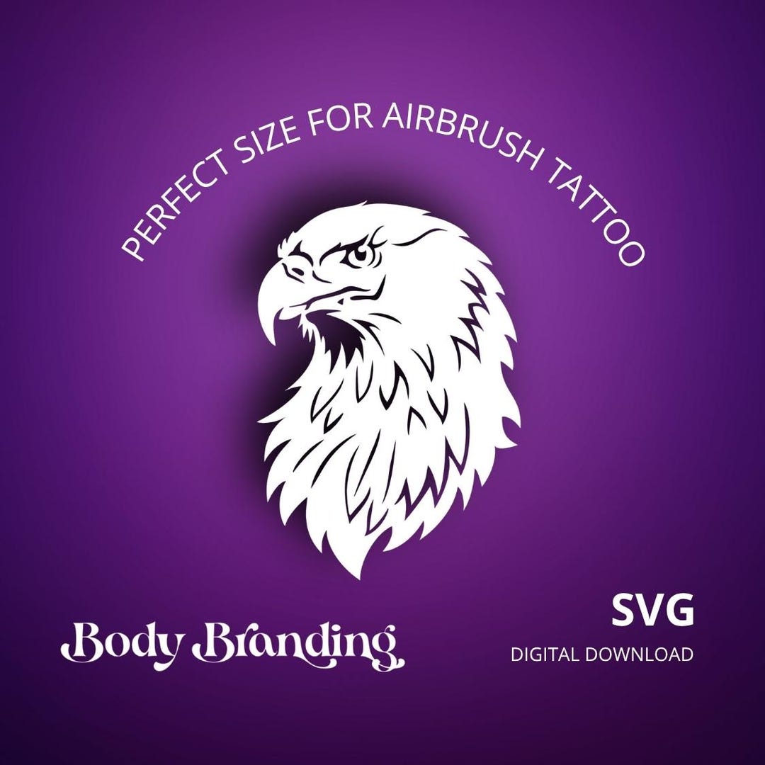 Eagle Airbrush Stencil Etsy eagle-airbrush-stencil-etsy