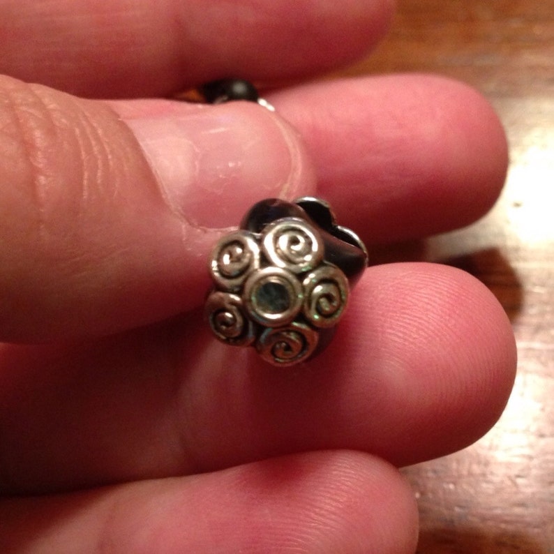 Black and silver cell phone audio jack plug charm Etsy