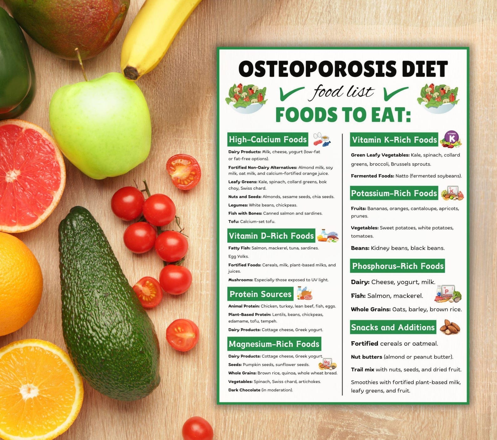 Your 5-Day Osteoporosis Diet Plan - Healthline
