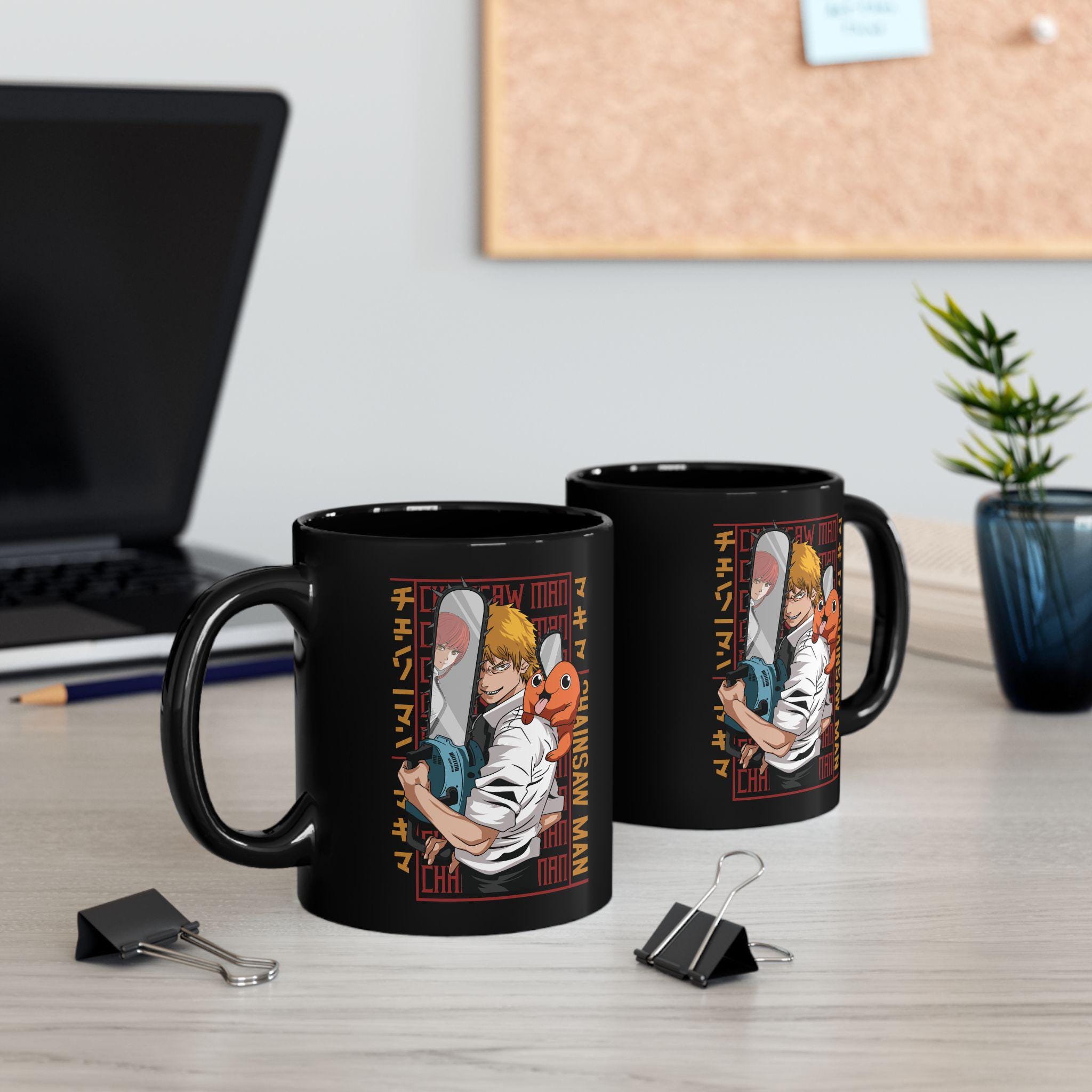 Chainsaw Man Denji Full-Wrap Ceramic Mug - 16 Oz Officially Licensed Anime Mug - View #4