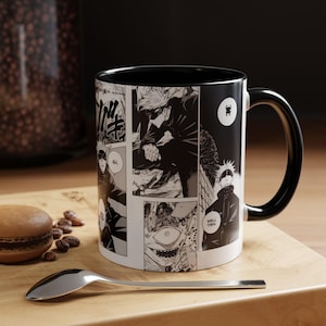Jujutsu Kaisen Coffee Mug (Gojo Satoru Manga Panels) Birthday Gift Christmas Gift Gift for Girlfriend Gift for Boyfriend Cute Manga Mug