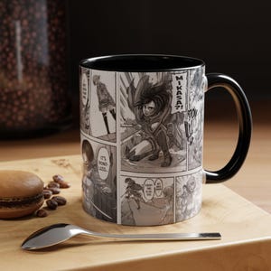 Attack on Titan Mikasa Ackerman Becher (11, 15 Unzen) Eren Yeager Becher, Geburtstagsgeschenk, Anime-Liebhaber, Attack on Titan Fans, Geschenk für sie