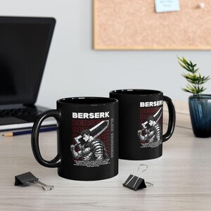 Berserk Guts Ceramic Mug: Anime Fan Gift (11oz, 15oz)