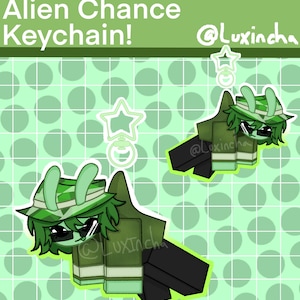 Alien Chance Forsaken Keychain