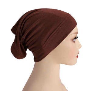 Muslim Women Custom Jersey Cotton Cheaper Solid Color Muslim Malaysia Inner Hijab