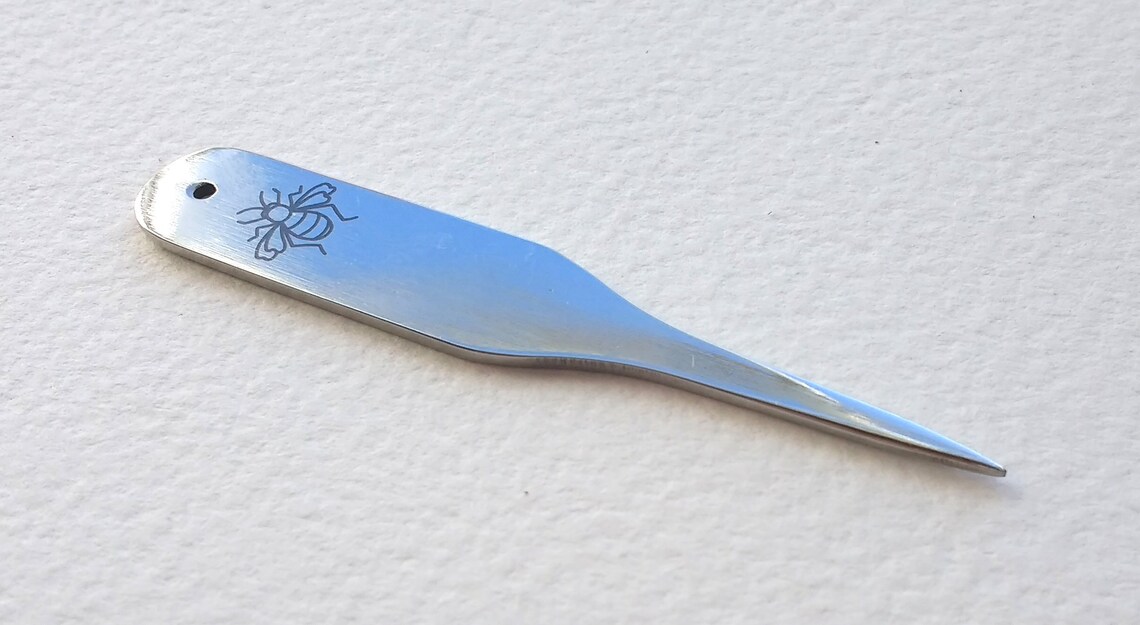 Goldwork embroidery mellor laying tool Etsy