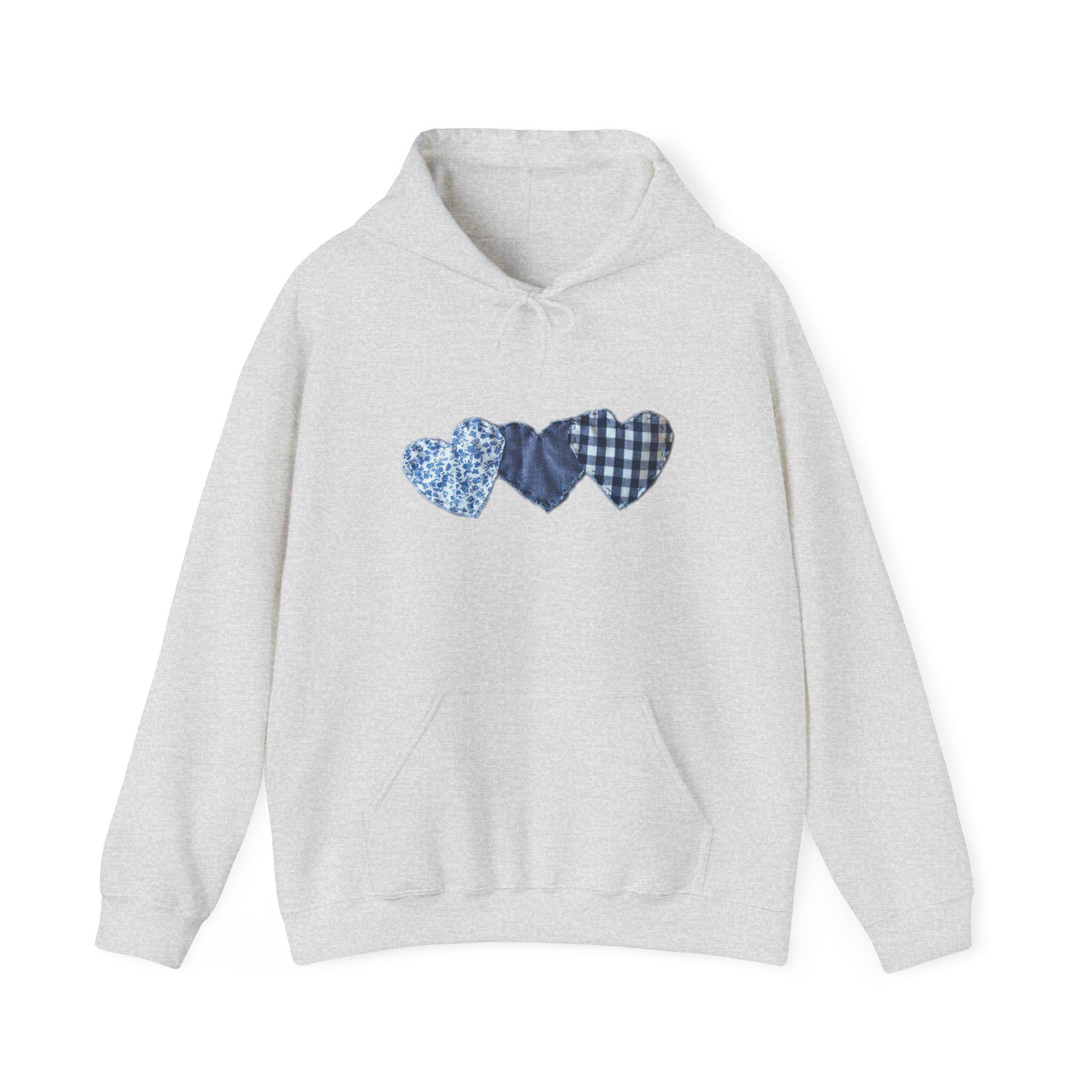 Heartstrings Patchwork Pullover Crew main image 0