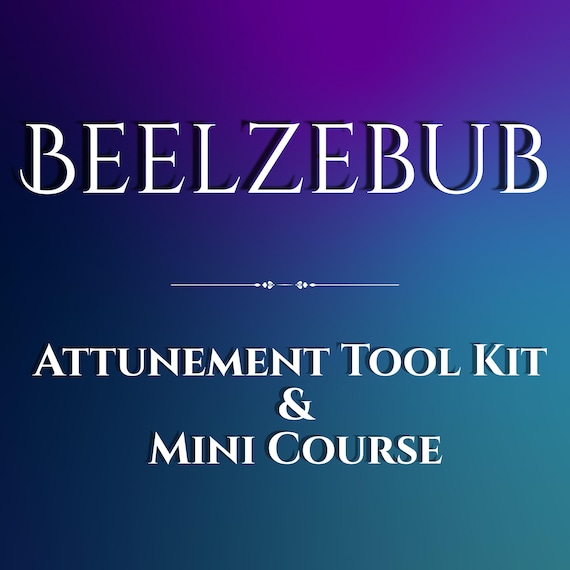 Beelzebub Spirit Attunement Tool Kit and Mini Course, initiation, demonolatry, occult, magick, ritual, shadow work, esoteric