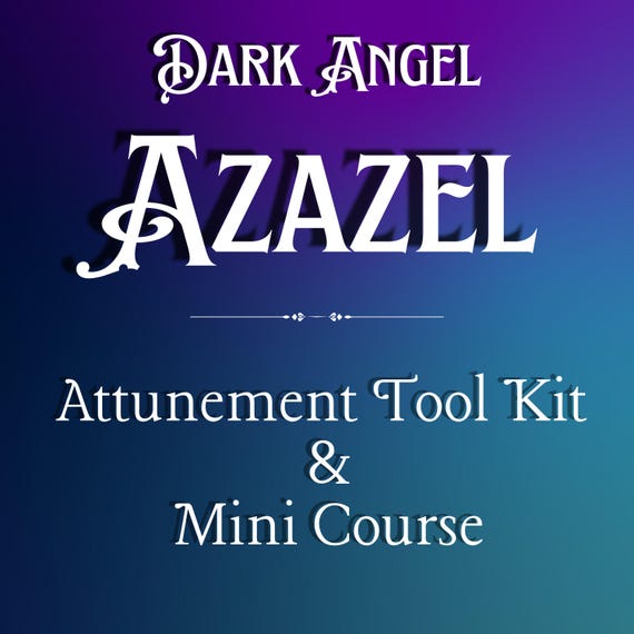 Azazel Spirit Attunement Tool Kit and Mini Course, Initiation, Demonolatry, Occult, Ritual work, Demon God, Spell Work