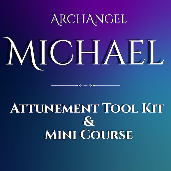 Archangel Michael Attunement Tool Kit and Mini Course, Occult magick, Protection ritual,  educational material, learn chaos magick