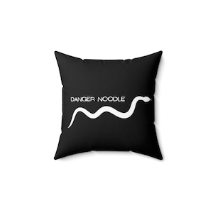 Danger Noodle Snake Pillow: Pet Snake Lover Gift