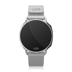 Customizable Smart Watch Mother’s Day Jewelry Gifts-Touchscreen LED-Pedometer-Calendar-Thermometer-42mm Steel Case-Magnetic Strap Watch