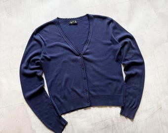 Vintage Agnes B Cardigan France Sweater Cop Copine Vibe Womens Size S