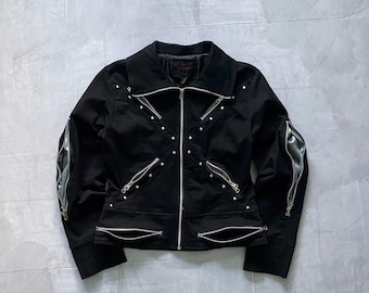 り*様 00s far zipper down jacket opium Y2K 00s far zipper down jacket opium Y2K - メルカリ