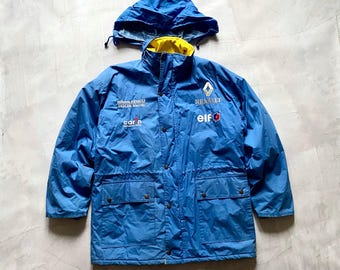 90s Williams RENAULT Racing Jacket: Vintage Formula 1 Style, Size S