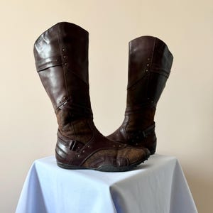 Vintage Studded Boots - Etsy