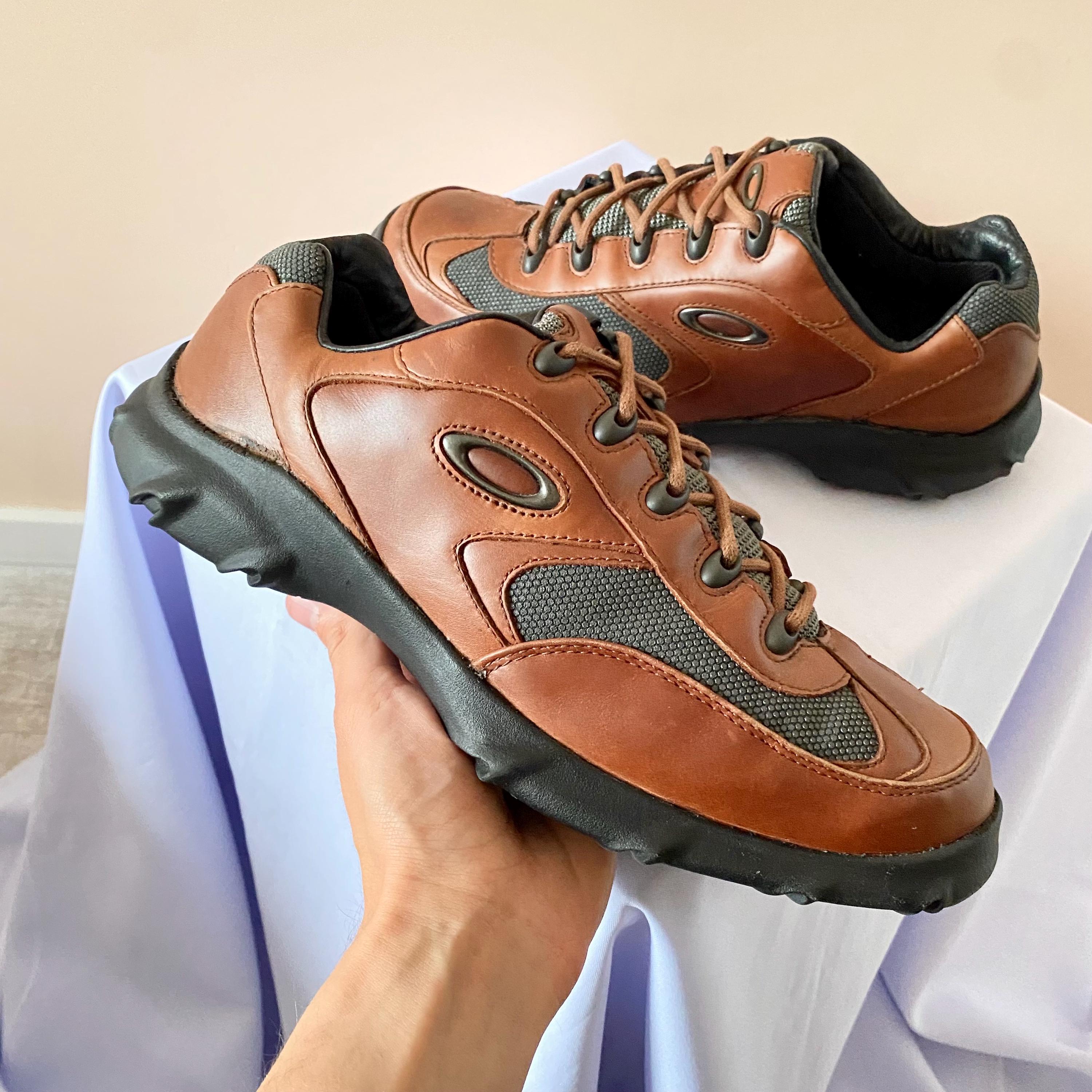 90s Oakley Blender Gorpcore Leather Sneakers Shoes Y2K Size US 9.5