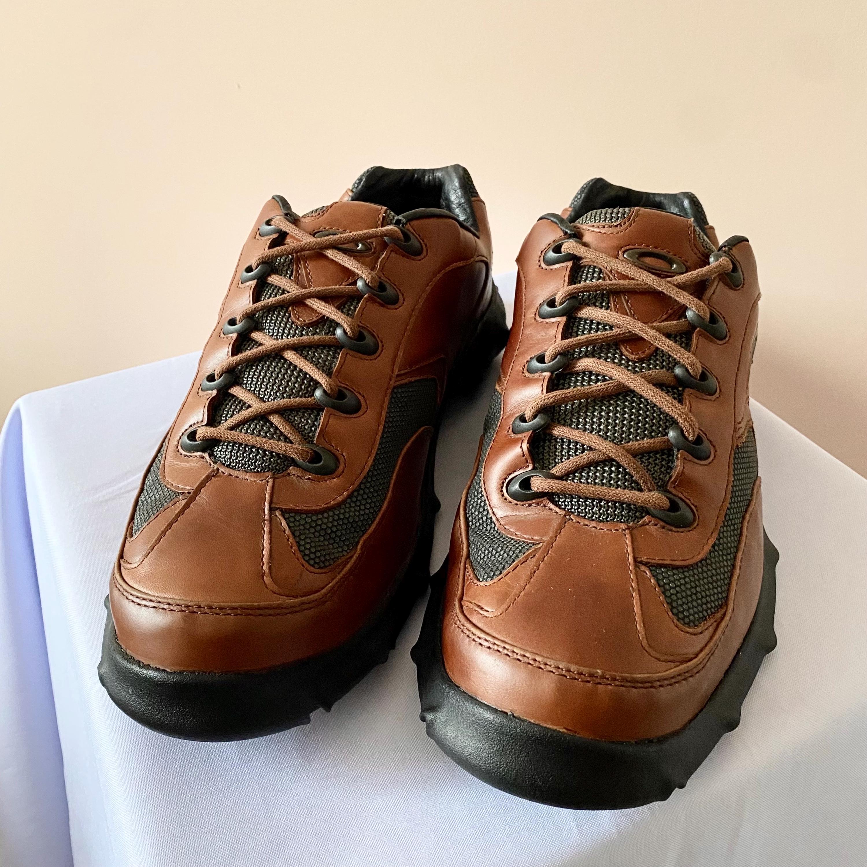 90s Oakley Blender Gorpcore Leather Sneakers Shoes Y2K Size US 9.5
