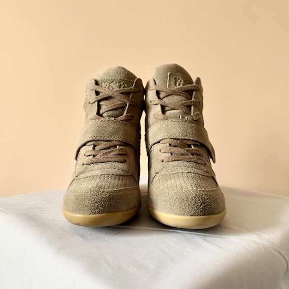 ASH Gray Suede Hi-top Bekett Boddy Sneakers Like Isabel Marant