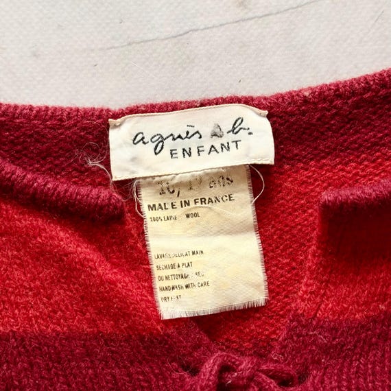 Vintage Agnes B Enfant Striped France Sweater Cop Copine Vibe