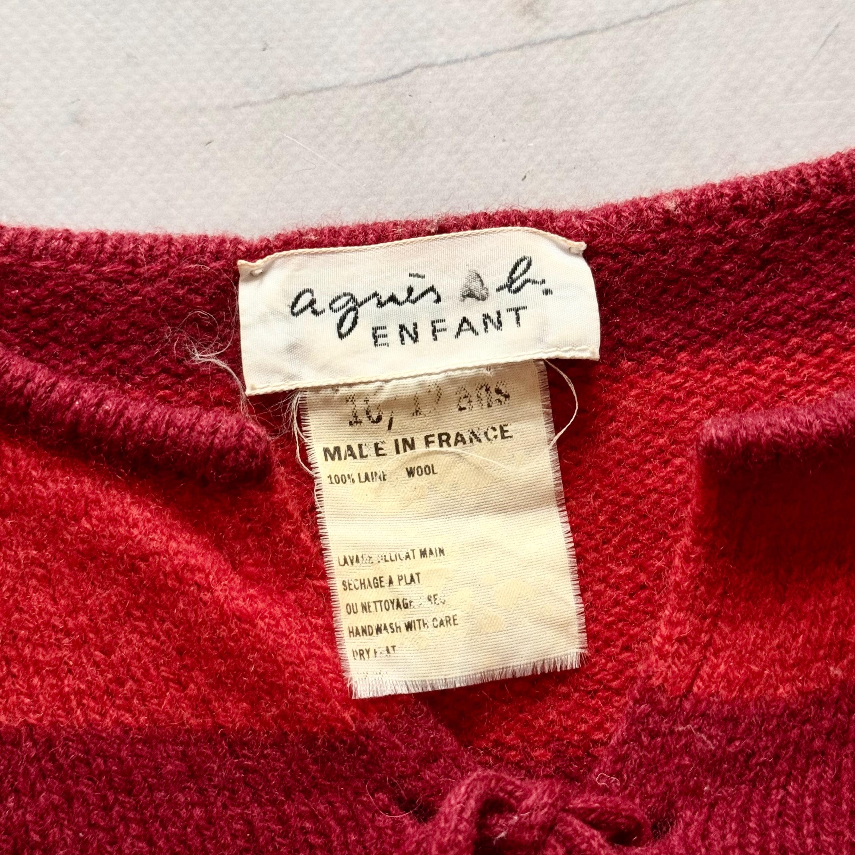 Vintage Agnes B Enfant Striped France Sweater Cop Copine Vibe