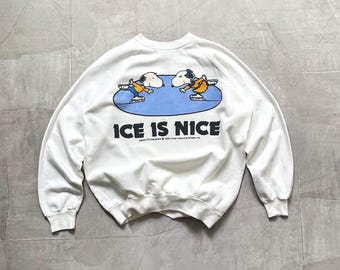 RARE! Vintage Peanuts Snoopy 60-70s Cartoon Movie Sweatshirt Size XL