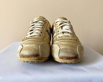 Bikkembergs Italian Metallic Gold Leather low top shoes Sneakers Bikkembergs Low-Top Sneakers In Gold - 77% Off | Editorialist main image 4