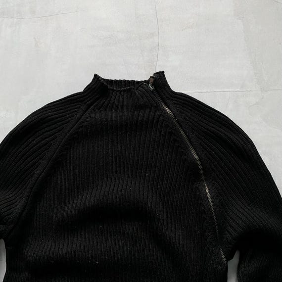 00s double zip driver’s knit sweater 00s double zip driver's knit sweater 00s double zip driver's