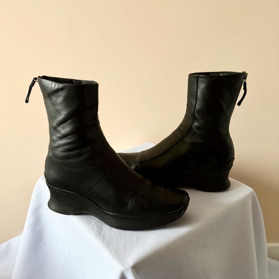 Archive 1999 Prada Sport Ancle Black Vintage Boots Size EUR 35 - Etsy