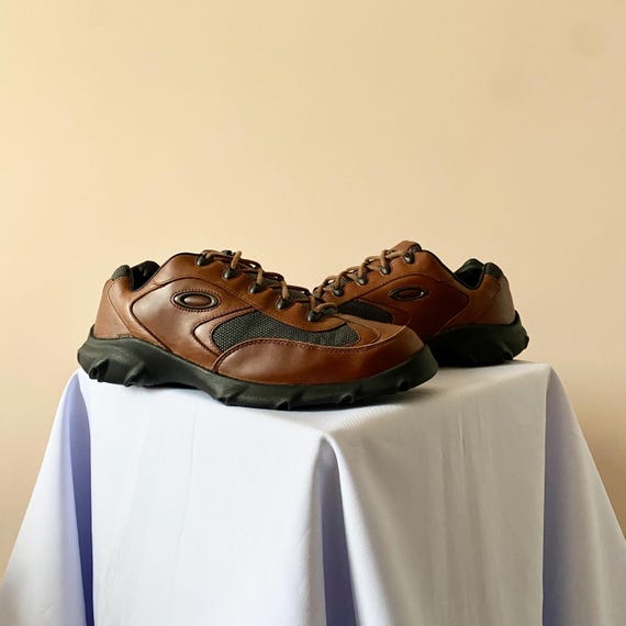 90s Oakley Blender Gorpcore Leather Sneakers Shoes Y2K Size US 9.5