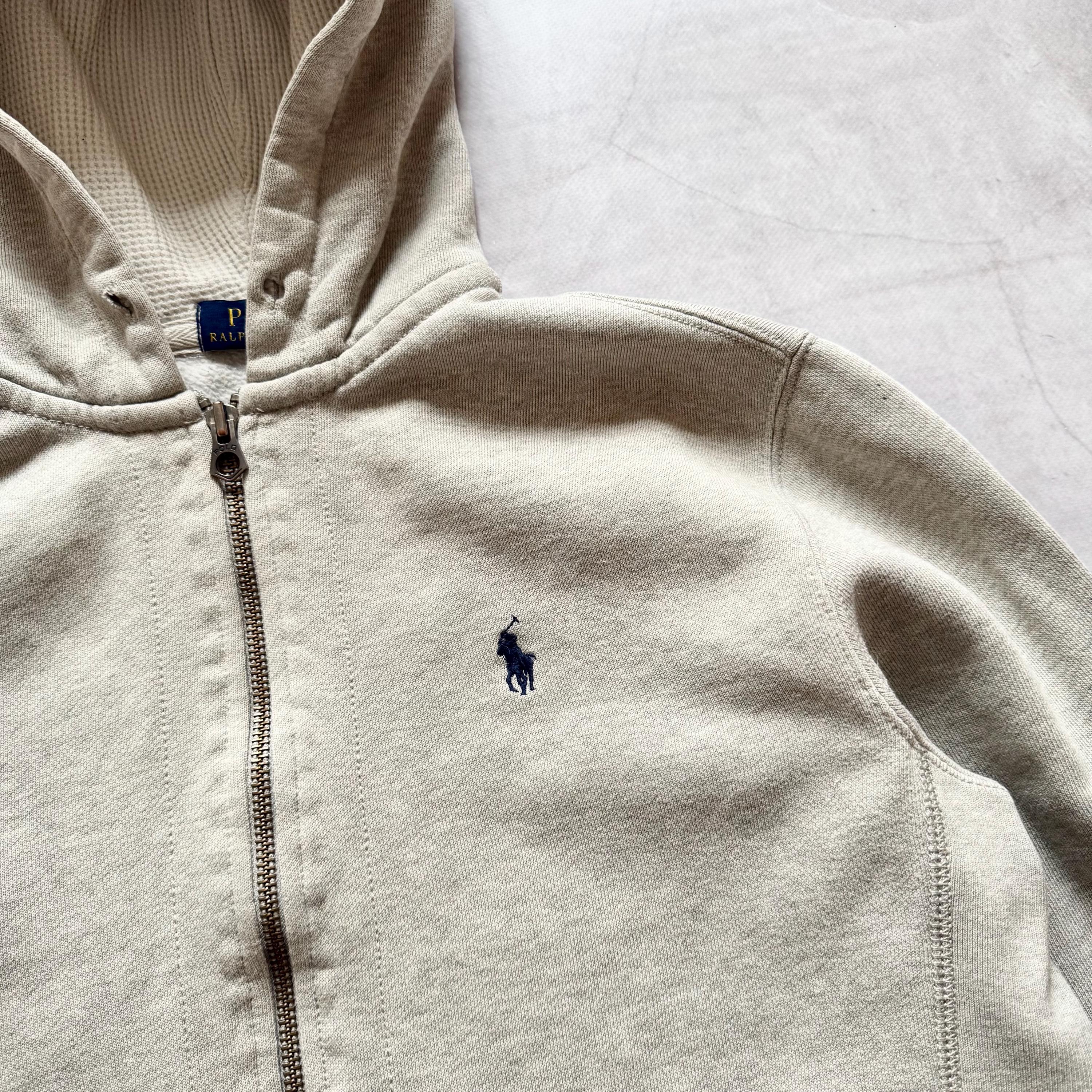 Vintage 90s Polo Ralph Lauren Grey Zip Hoodie Y2K Size M - Etsy Canada