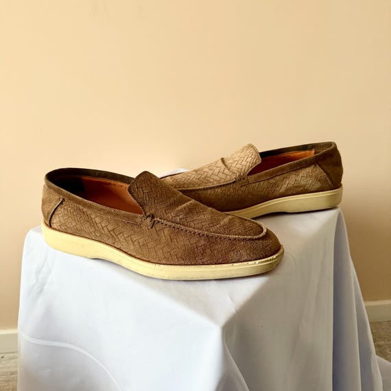 Santoni Suede Loafer Dress Shoes Size US 9(1/2) - Etsy Santoni Suede Loafer Dress Shoes Size US 9(1/2) - Etsy