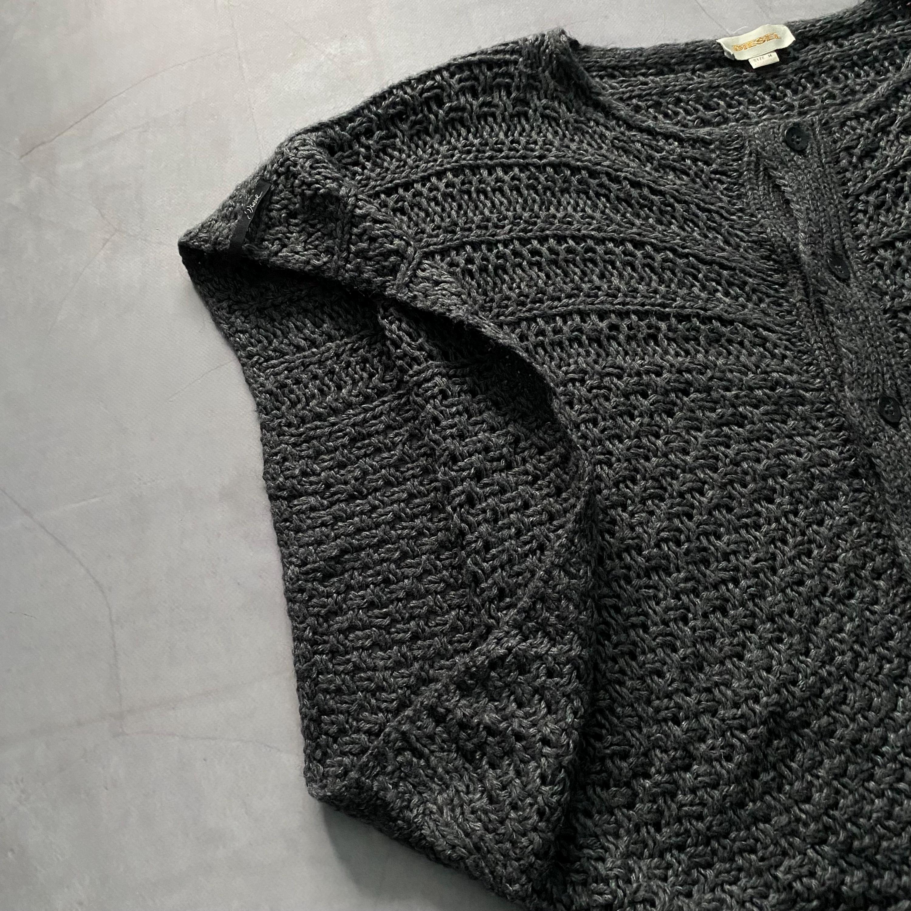 00s Archive Diesel Oversize Knit Cardigan Vest Sweater Size S - Etsy