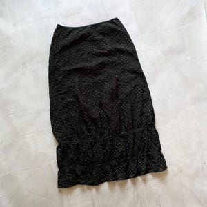 Rare Cop Copine Paris Pleats Maxi Skirt Issey Miyake Style Size 42 Taille
