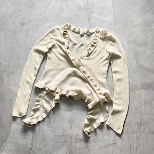 Armani Collezioni Cashmere Knit Cardigan Rick Owens Style Womens Size One Size