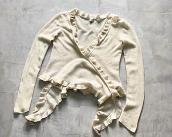 Armani Collezioni Cashmere Knit Cardigan Rick Owens Style Womens Size One Size