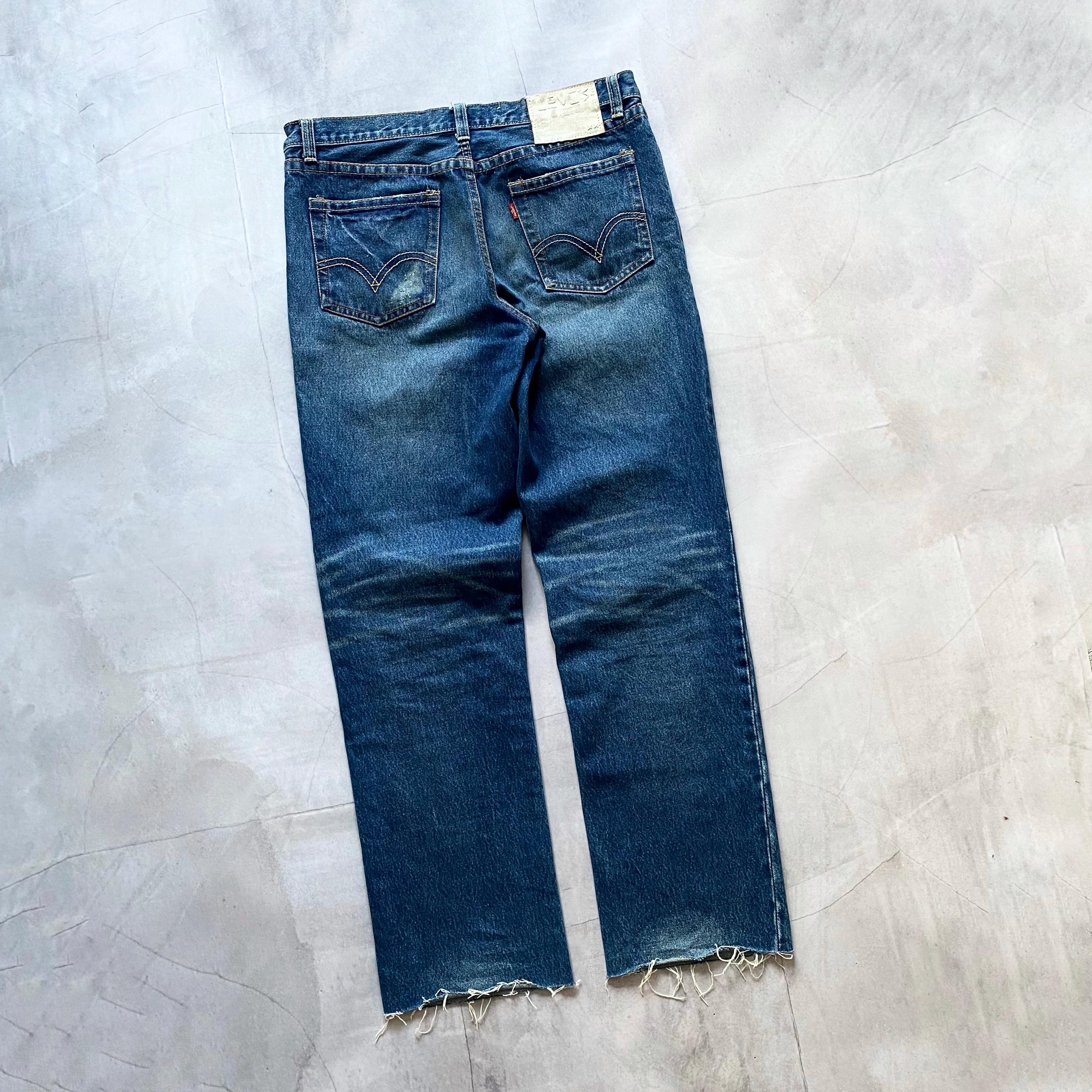 Archive Japan Levi's 501 Distressed Sashiko Patchwork Vibe Jeans