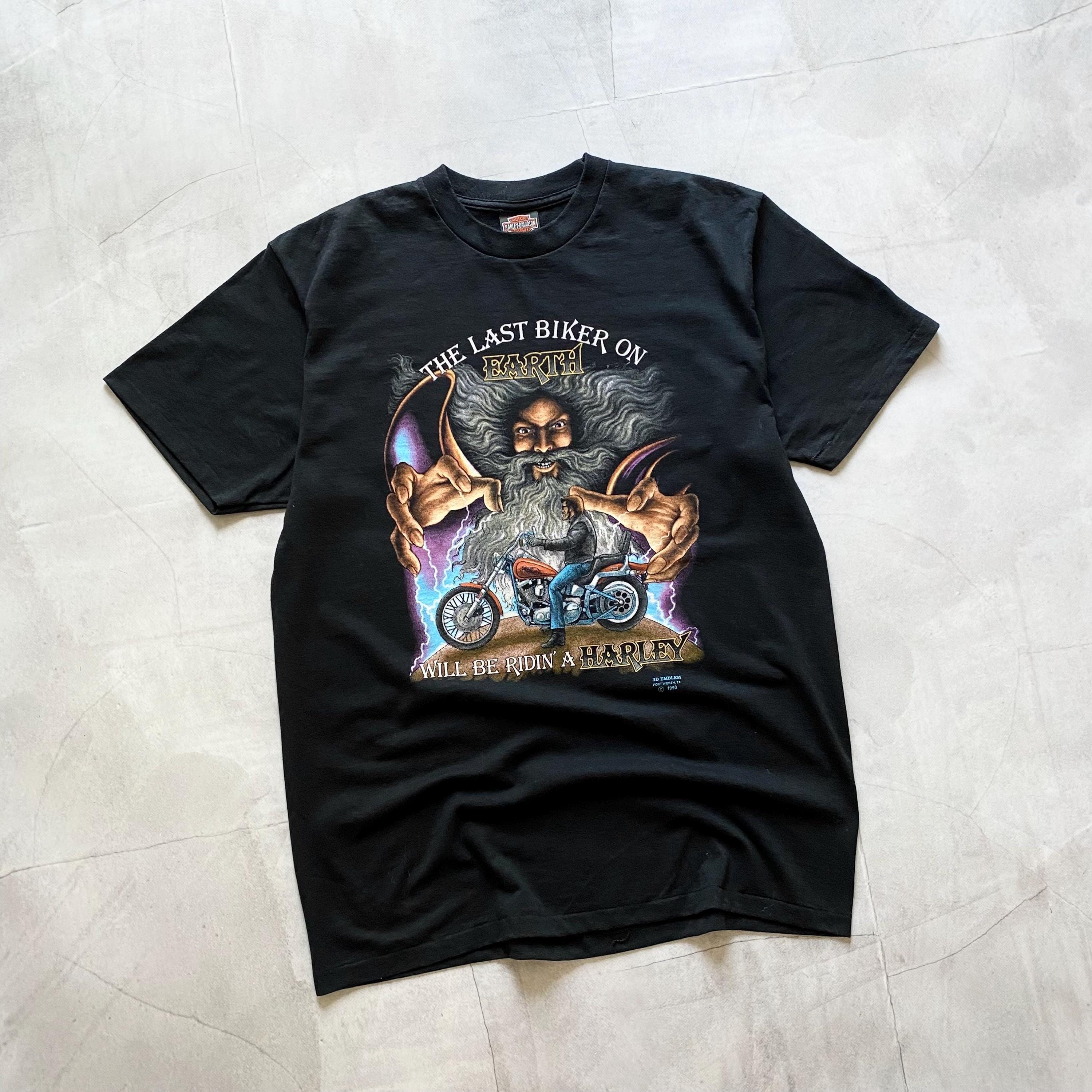 90s Harley-Davidson 3D EMBLEM Tシャツ L Vintage 1990 3D Emblem x Harley Davidson T Shirt “Snake” ❌Sold