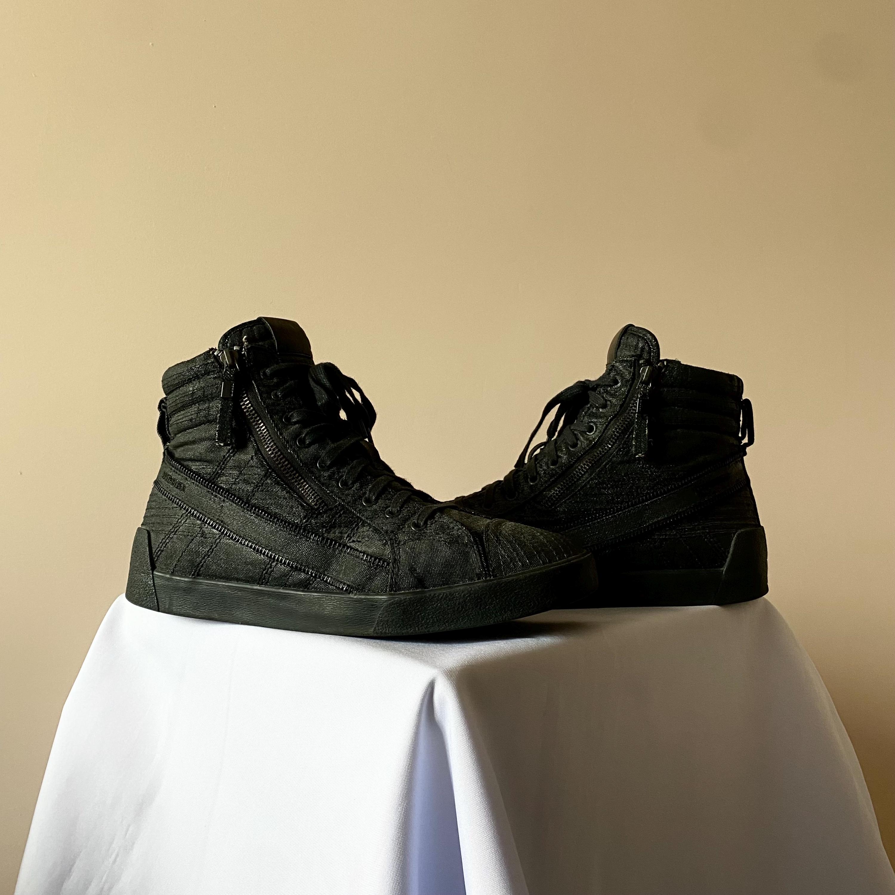 00s archive DIESEL leather boots y2k 00s archive DIESEL leather