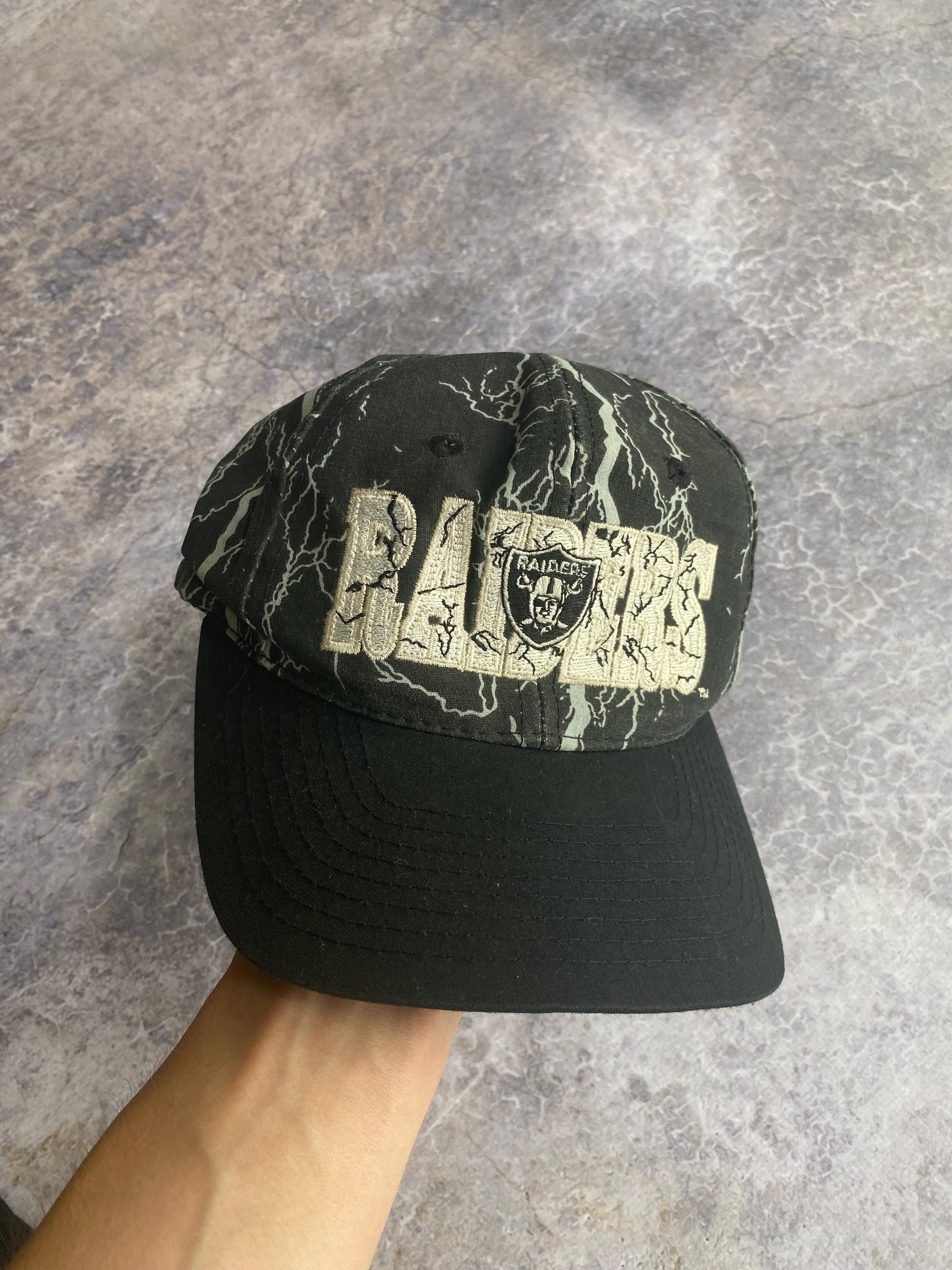 キャップ 90s NFL RAIDERS CAP Vintage Very Rare Raiders Thunder Pro One 1992 Cap NFL 90s - Etsy