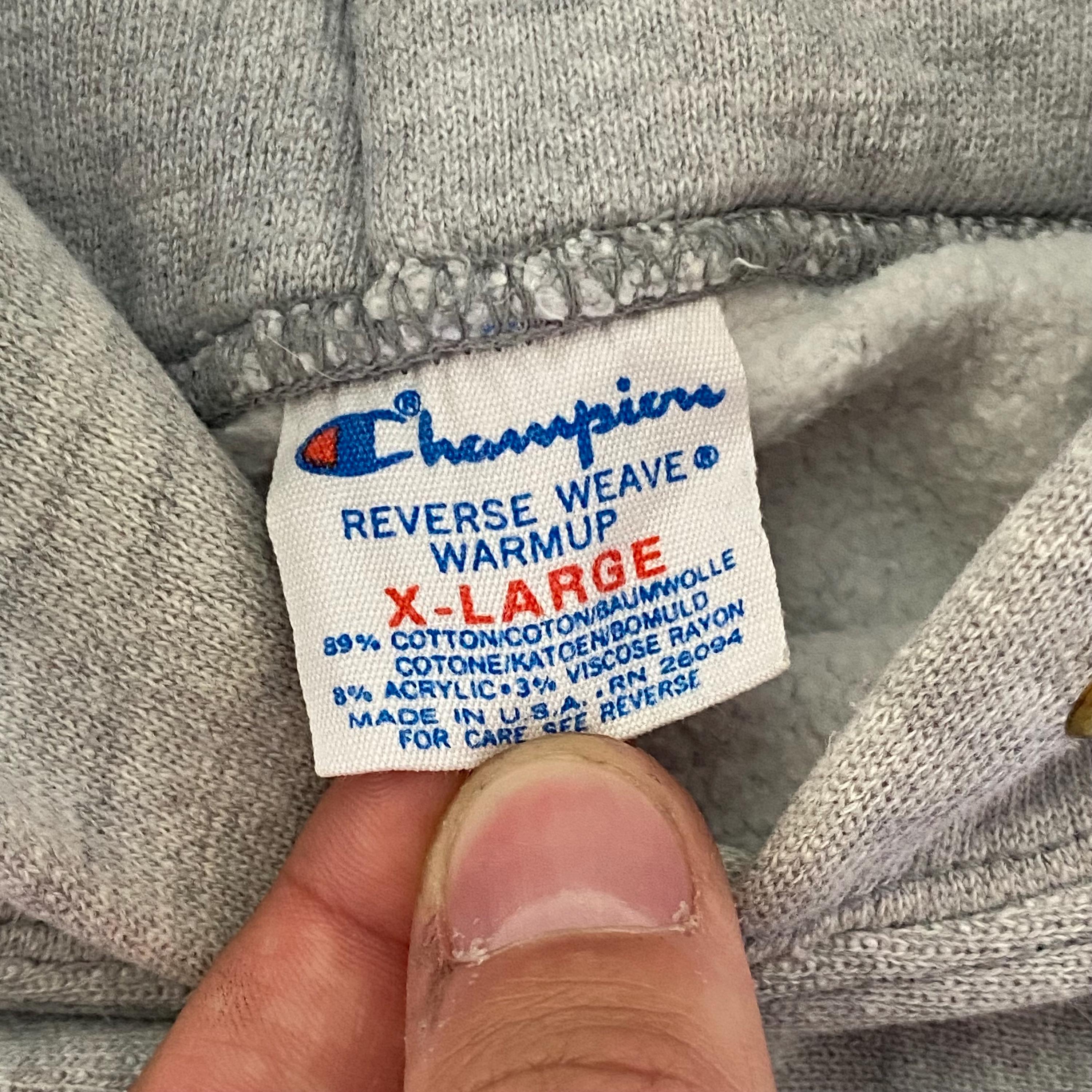 Vintage 80s Champion Reverse Weave Hoodie: Springfield College USA