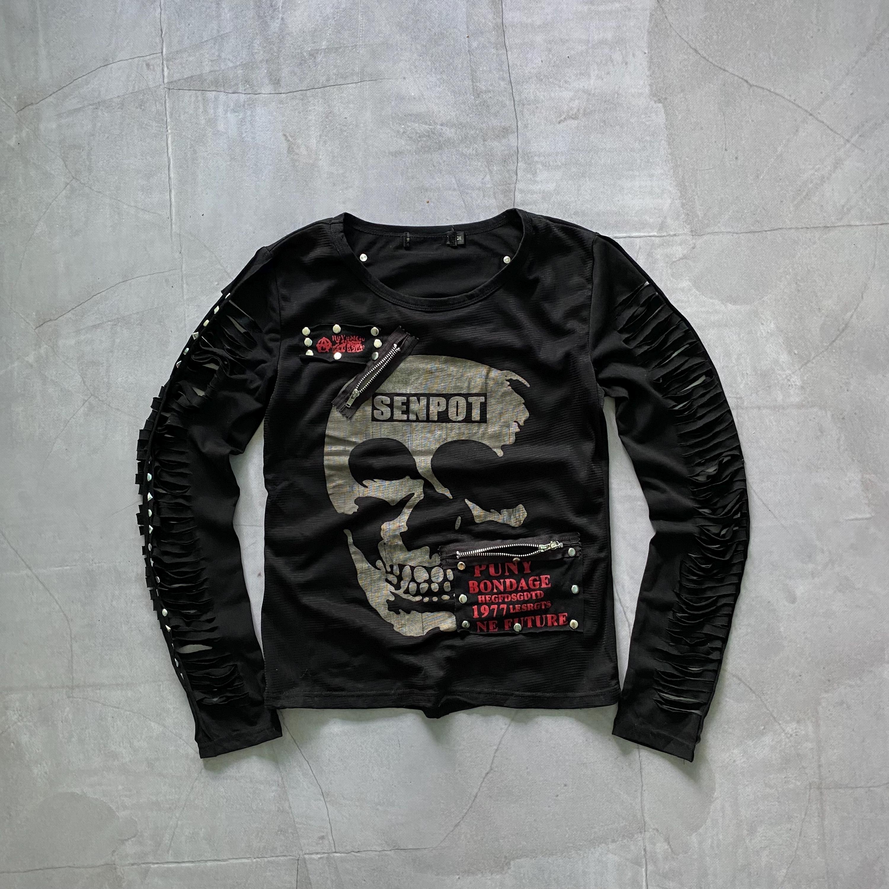 ダメージ加工 layered long sleeve tshirt opium A18Zbr2L5LL._CLa|2140,2000|