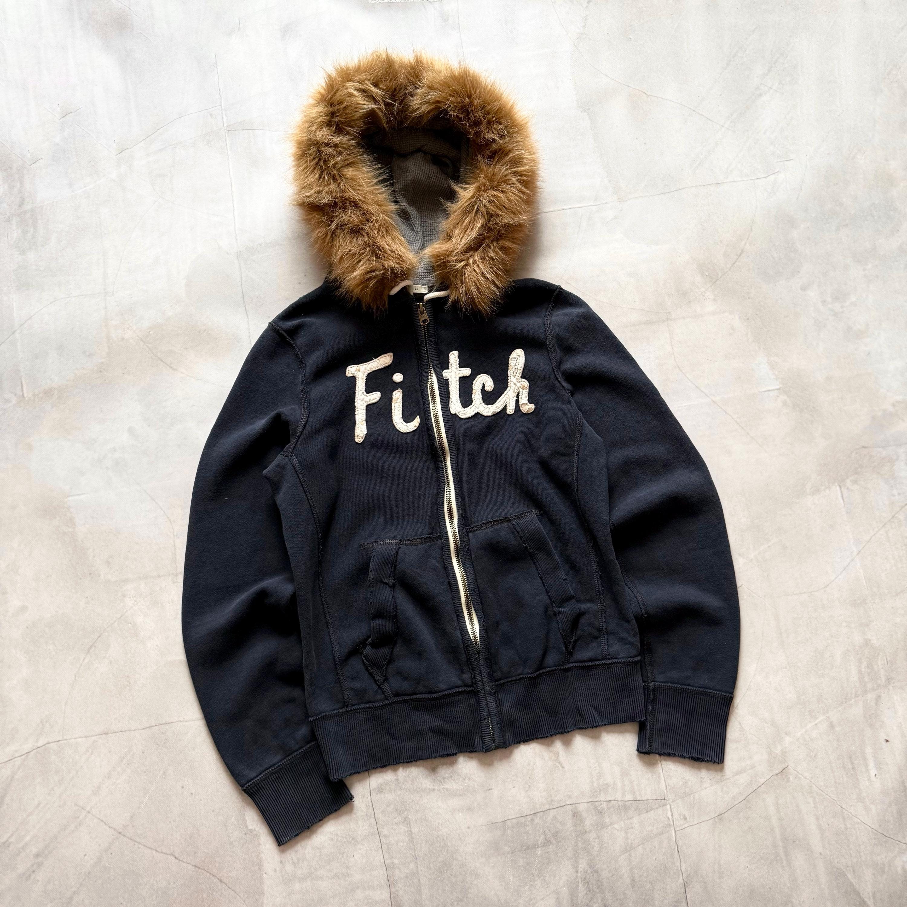 Abercrombie Fitch Fur Hoodie - Etsy