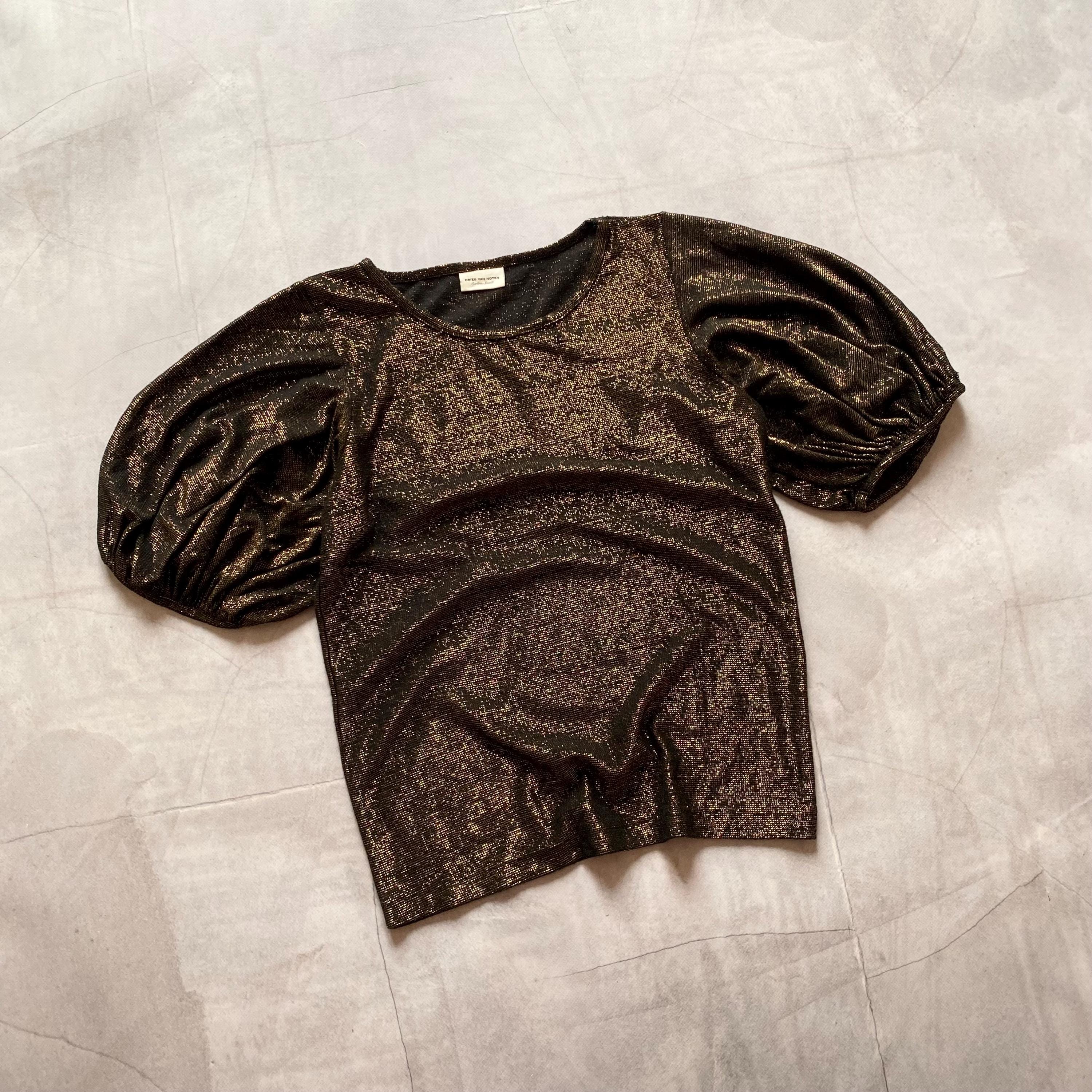 DRIES VAN NOTEN シルク フラワーゴブラン織り風 ボレロ ブラウス ◇Dries Van Noten 23AW◇フローラルプリント◇シルクシャツ