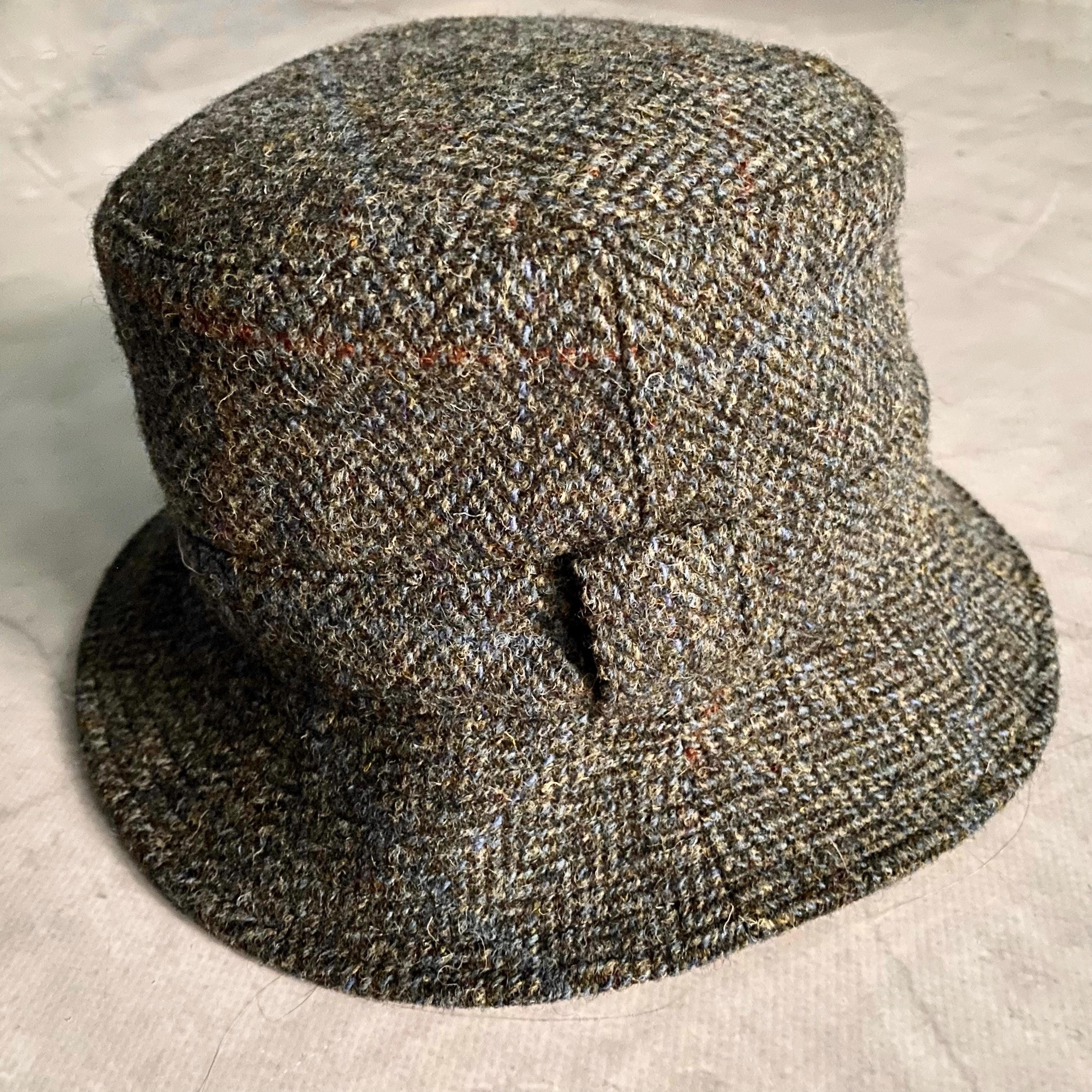 Harris Tweed Vintage Wool Bucket Hat Cap - Etsy